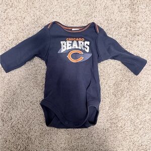 Chicago Bears Navy Blue  and Grey Baby Onesies